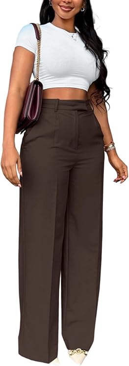 Wide Leg Dress Pants