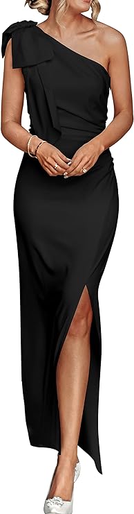 One Shoulder Evening Dress