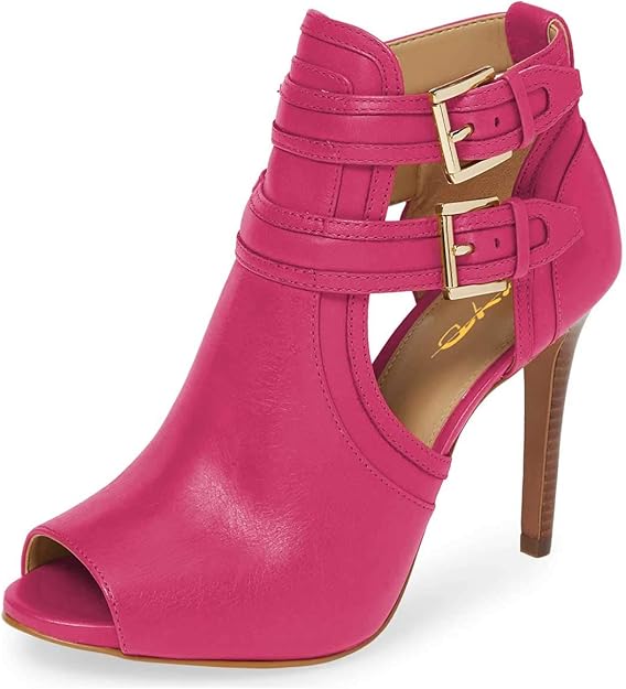 Peep Toe Ankle Booties