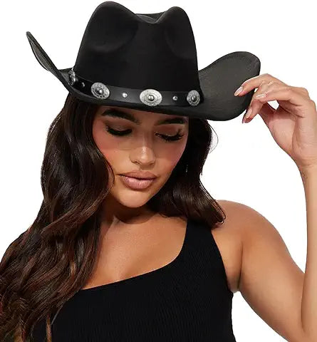 Wide Brim Cowgirl Hat