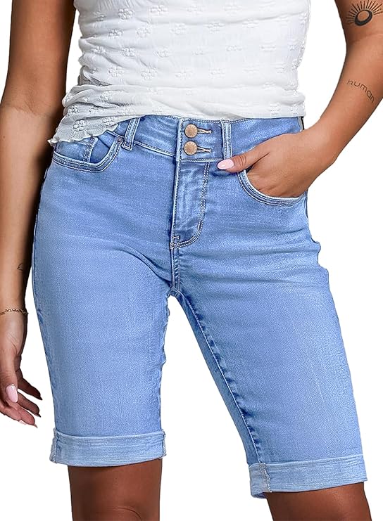 High Waisted Jean Shorts