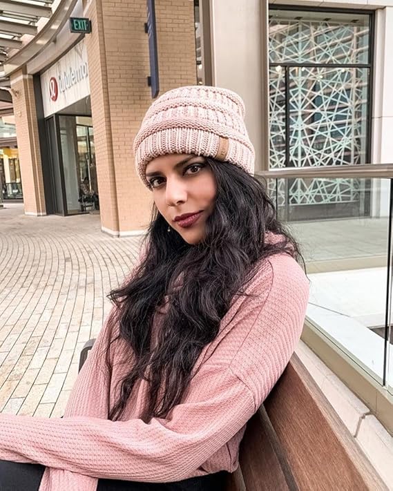 Fleece Lined Knit Beanie