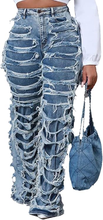 Skinny Bell Bottom Jeans