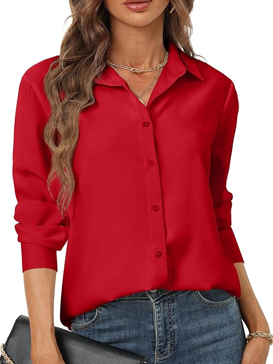 Women's Button Down Long Sleeve Shirt