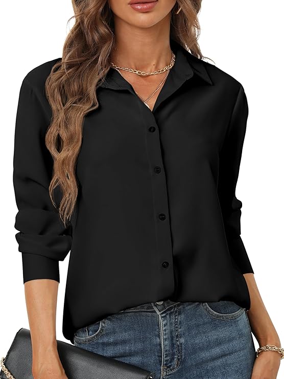 Women's Button Down Long Sleeve Shirt
