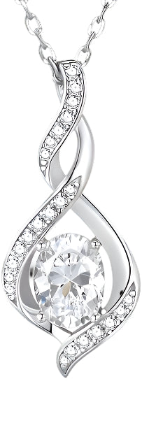 Oval Sparkle Pendant
