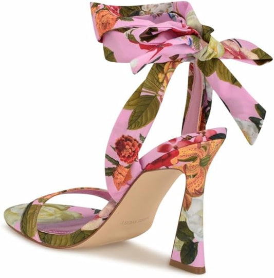 Floral Heeled Sandal