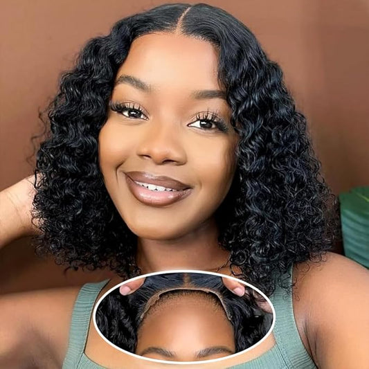 Curly Deep Wave Lace Front Wig