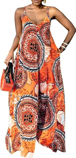 Spaghetti Strap Floral Print Jumpsuit