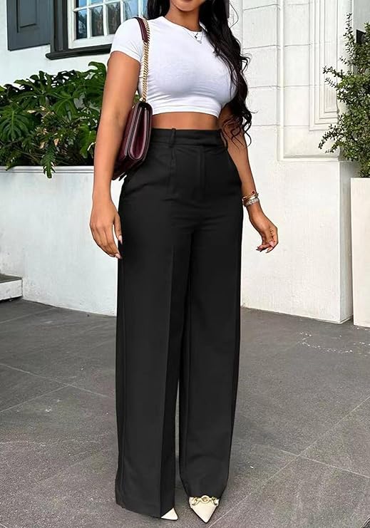 Wide Leg Dress Pants