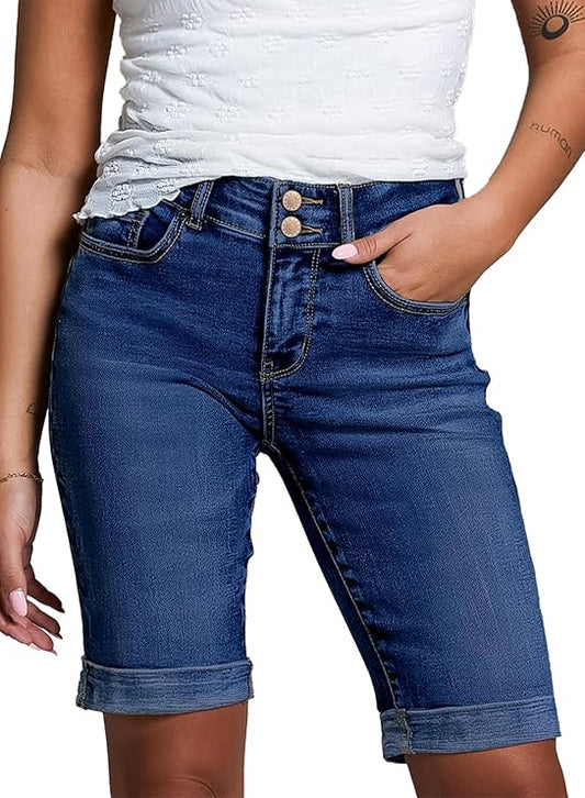 High Waisted Jean Shorts