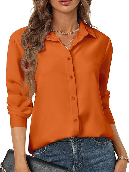 Women's Button Down Long Sleeve Shirt