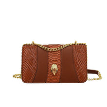 Load image into Gallery viewer, Solid Color Eagle Flap Magnetic Buckle Square Shoulder Bag