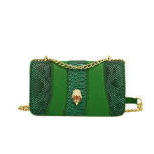 Load image into Gallery viewer, Solid Color Eagle Flap Magnetic Buckle Square Shoulder Bag