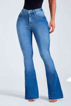 Load image into Gallery viewer, Buttoned Long Jeans