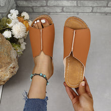 Load image into Gallery viewer, PU Leather Open Toe Sandals