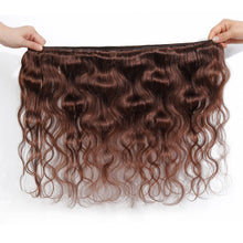 Load image into Gallery viewer, Colored Body Wave Braziian Human Hair with Lace Clousre