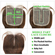 Load image into Gallery viewer, Colored Body Wave Braziian Human Hair with Lace Clousre