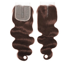 Load image into Gallery viewer, Colored Body Wave Braziian Human Hair with Lace Clousre