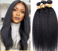 Load image into Gallery viewer, Kinky Straight Hair Bundles