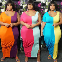 Load image into Gallery viewer, Curvy Summer Long Dress