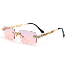 Load image into Gallery viewer, Rimless Diamond Sunglasses