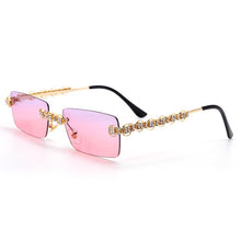 Load image into Gallery viewer, Rimless Diamond Sunglasses