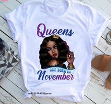 Load image into Gallery viewer, Beautiful Black Queens T-Shirts