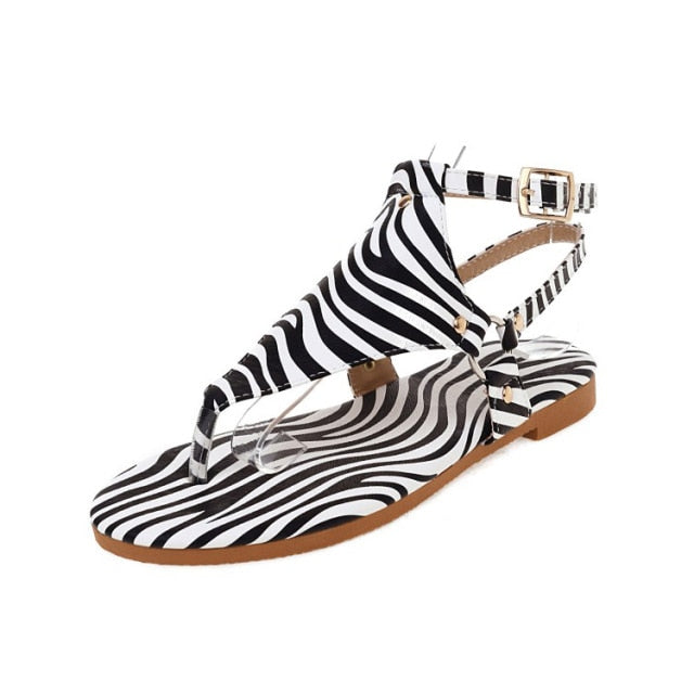 Printed and Solid Casual Sandals